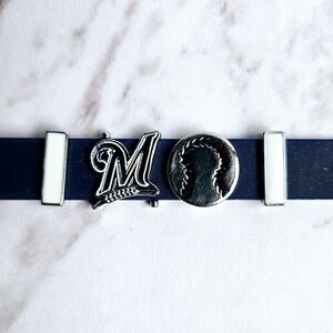 Milwaukee Brewers MLB charm bracelet